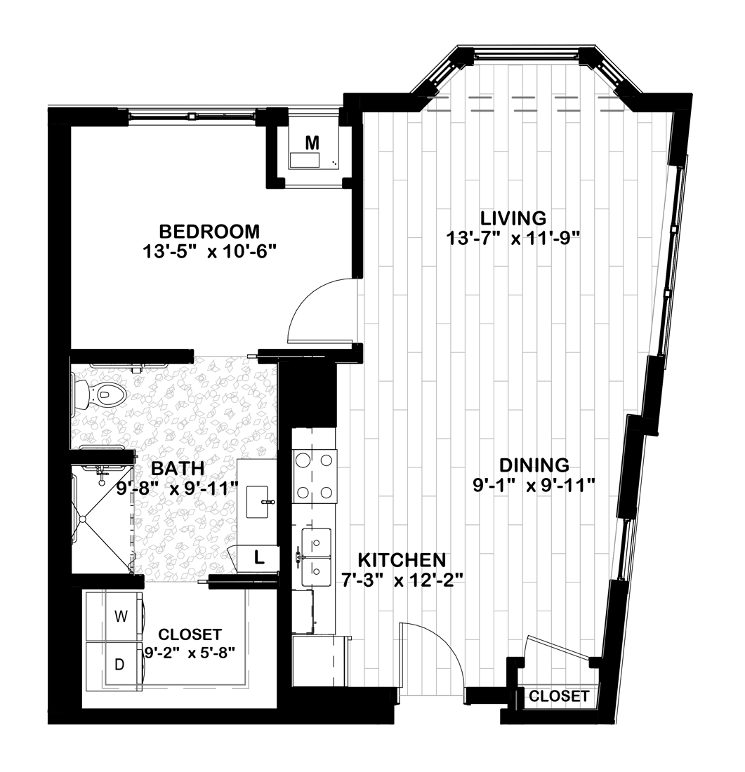 Crane floor plan